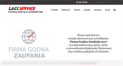 Desktop Screenshot of lack-service.pl