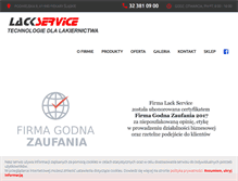 Tablet Screenshot of lack-service.pl